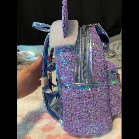 Celebration Sequin Loungefly Backpack - Picture 6 of 6